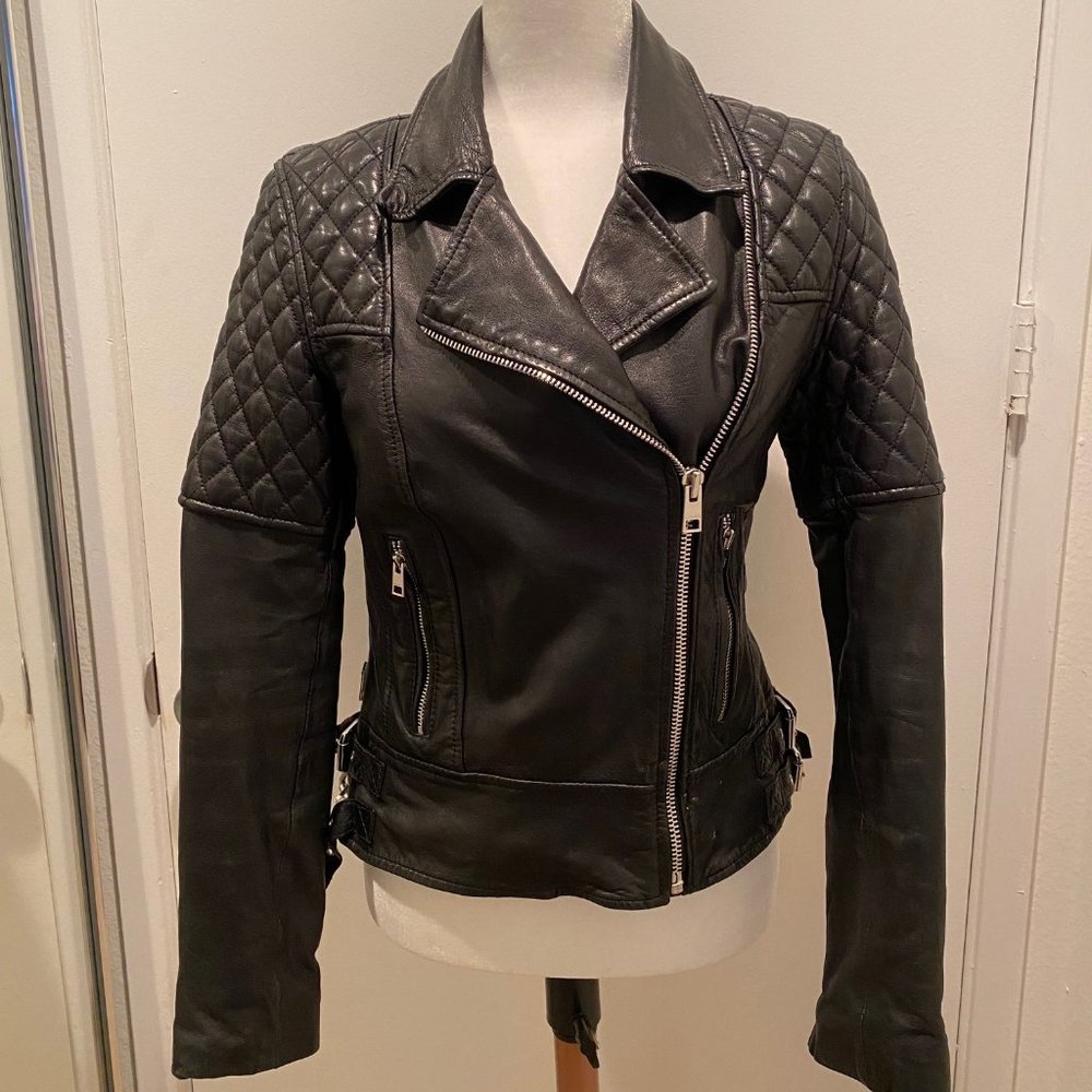The Walker Quilted Moto Jacket